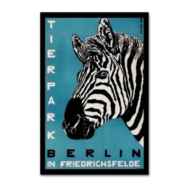 Trademark Fine Art Vintage Lavoie 'Berlin Zoo' Canvas Art, 30x47 ALI19885-C3047GG